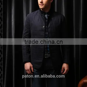 Custom Business Formal Point Collar Men Winter Jackets thumbnail-5