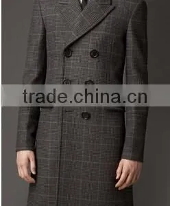 2014 Latest Style Formal Occasion Slim Fit Mens Cashmere Britsh Hot Style Men Coat thumbnail-1