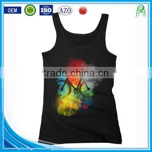 China Custom Printing 100 Cotton Womens Tank Top Loose,wholesale High Visibility Tank Top thumbnail-1