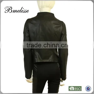 2015 Corparate Uniform Custom Logo Genuine Lather Jacket thumbnail-3