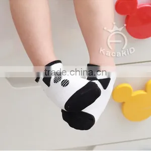 Cute Animal Baby Cotton Socks, Silicone Print Baby Socks thumbnail-4