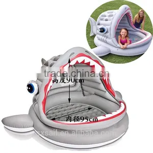 INTEX Baby Big Sharks Swimming Pool thumbnail-3