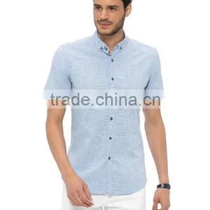 Men's Cotton Casual Shirts Long Sleeve Cool Shirt thumbnail-1