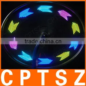 D105 Waterproof 14 Led Programmed Changeable Patterns Bicycle Light Plastic Led Bike Wheel Light thumbnail-5