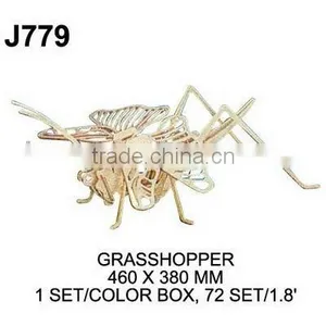 J779 DIY WOODEN PUZZLE SET thumbnail-1