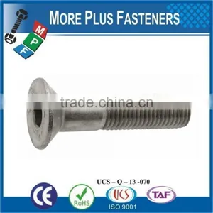 Made in Taiwan DIN 7991 Hexagon Socket Countersunk Head Screw DIN 7991 thumbnail-5