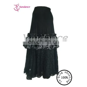 2015 Fashion Long Black Dance Skirt S-316 thumbnail-1