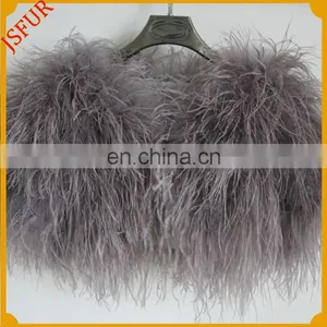 Women Turkey Feather Wholesale Cute Shawl Supplier thumbnail-1