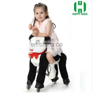 HI 2017 Hot Sale Mechanical Plush Ride on Horse Toy Pony for Kids thumbnail-4