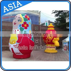 Colorful Airtight Matryoshka And Tea Pot, Inflatable Models For Sale thumbnail-1