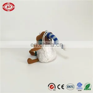 Shane White Sheep With Scarf Curious Emotion Plush Stuffed Toy Keychain thumbnail-2