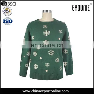 Latest Ugly Knitted Christmas Sweater Wholesaler For Women thumbnail-1