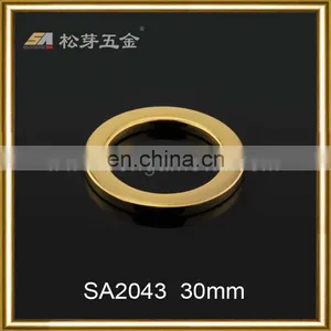 Handbag Hardware Metal Flat Round Buckle Metal o Ring thumbnail-3