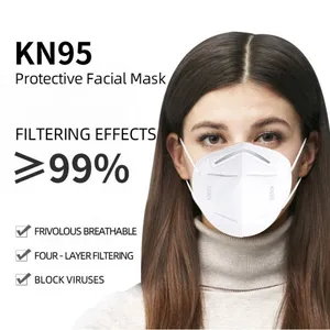Cheap High Quality Earloop Face Mask Avoid Bacteria FDA CE KN95 4 Layer Respirator Protective Disposable Mask thumbnail-2