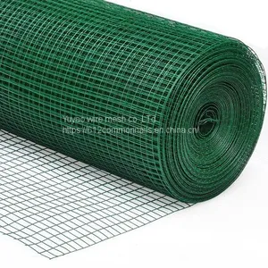 Green Color 1/2 Pvc Coated Welded Wire Mesh thumbnail-1