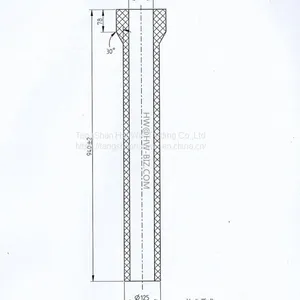 Silicon Nitride Riser Tubes for Aluminum Car Wheel Die Casting Machine, SiC Sauction Tubes, N-SiC Riser Tube thumbnail-1