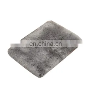 Factory Custom Luxury and Soft Faux Fur Rug White Lamb Rug Carpet thumbnail-1