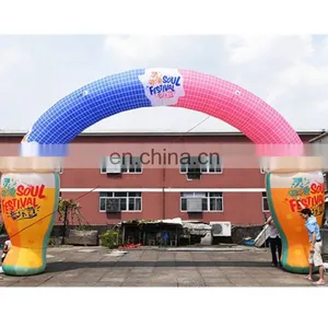 Commercial Customized Arches Outdoor Archway Beer Festival Decoration Inflatable Entrance Arch thumbnail-1