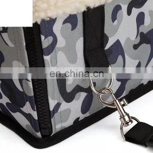 Winter Pet Portable Lamb Hair Car Bag Cat Dog Nest Foldable Open Wash Warm Car With Out Cage thumbnail-4