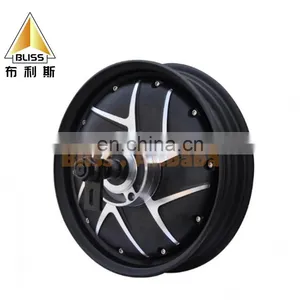 3000W 60-120V Permanent Magnet dc Electric Hub Motor Wheel 10 Inch Hub Motor Electric Motor Wheel Hub thumbnail-2