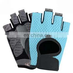 Hampool Wrist Support Half Finger Weight Lifting Gym Sports Gloves thumbnail-3