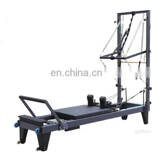 High Quality Bodybuilding Folding Pilates Reformer Of Aluminium Reformer Pilates Aluminium Reformer With Tower thumbnail-3