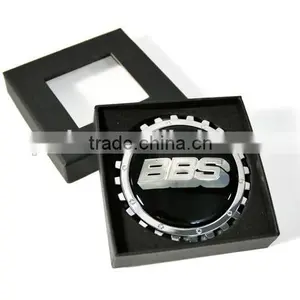 Extraordinary Exquisite Carbon Fiber Creative Silver BBS Grill Logo thumbnail-3