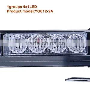 Amber LED Warning Strobe Light Bar With Magnetic for Emergency /Engineering /Rescue/ Barrier Off-road Vehicle 4.9in 35inch thumbnail-2