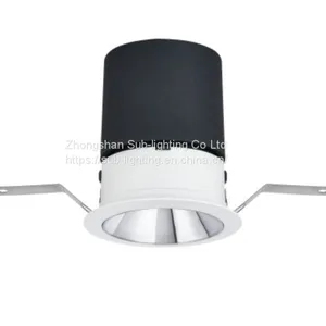 CREE COB Adjustable LED COB Downlights Gimbal Square Spot Light 110V-220V thumbnail-1
