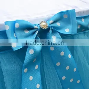 Tutu Tulle Table Skirt Cover Home Decoration Blue SD103 thumbnail-4