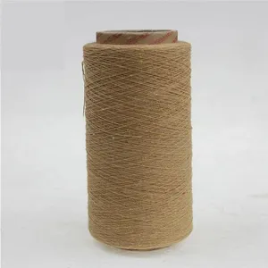 Ne21/1 Brown Color Open End Spinning Regenerated Cotton Blended Yarn for Sock thumbnail-2