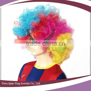 Very Big Rainbow Madagascar 3 Synthetic Afro Wigs thumbnail-2