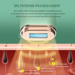 OEM&ODM Handheld Three Light Epilator Machine Remover Mini Portable Painless Permanent IPL Laser Hair Removal thumbnail-2