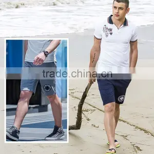 2016 NEW Summer Mens Shorts Pants Sport Casual Gym Short Brand Clothing Boys Shorts Men Jogger Trousers Knee Length Shorts thumbnail-3