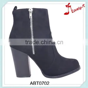 Fancy Woman Suede Material High Ankle Boots Industrial Motorcycle Racing Boots thumbnail-1