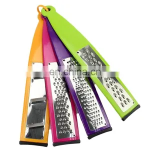 High Quality 4 Color Plastic Cheese Hand Grater, Different Pattern Soft Grip Handle Grater thumbnail-2