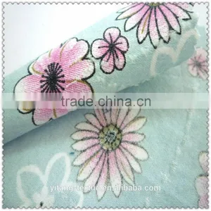 Sunflower Printing Denim Fabric thumbnail-2