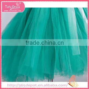 Pure Color Children Long Frocks Designs Fluffy Voile Girl's Dress Children Frocks Designs thumbnail-1