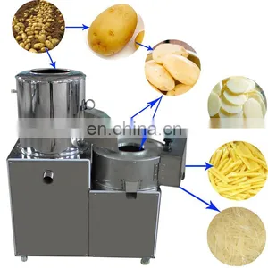 Fully Automatic French Fries Sweet Potato Chips Peeler Slicer Washing Making Cutting Machine Price thumbnail-1