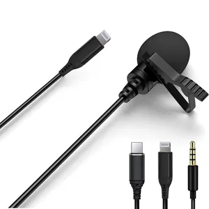 Lavalier Microphone With Lightning Port Compatible With IPhone 7 Plus, 8 Plus, X, XR, XS, XS Max, 11 Pro Max thumbnail-3