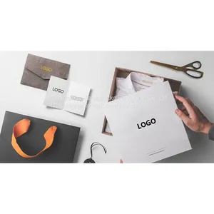 Customized Clothing Packaging Wholesales OEM Shopping Paper Bags Custom Apparel Packaging thumbnail-2