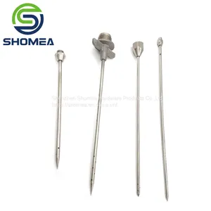 Shomea Customized Food Grade 304/ 316 Stainless Steel Marinade Needle With Side Hole thumbnail-4