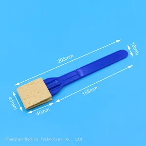 Pre-moistened Neutralizing Buffer Large Square Head Cellulose Sponge Sampler for Environmental Sampling thumbnail-4