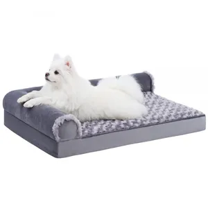 Meow Love Fall/Winter Pet Mat Soft Removable Washable Rose Velvet Nest for Cats & Big Dogs Anti-Bite Dog Bed With Foam Cushion thumbnail-2