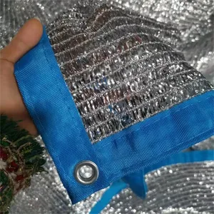 Silver Color Light Diffusing Aluminum Net Shade Cloth Sun Shade Netting Shade Mesh for Summer Outdoor Use thumbnail-1