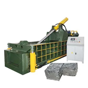 Metal Stamping Machines Durable Metal Baler Waste Metal Horizontal Baling Machine thumbnail-3