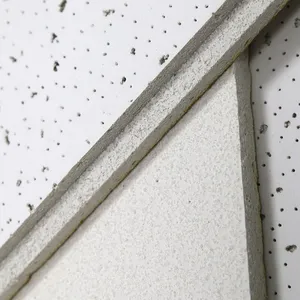 Factory Supply Rock Wool Fibre Board Acoustical Mineral Fiber Ceiling Board Mineral Acoustic Ceiling thumbnail-1
