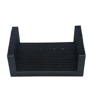 Manufacturer Supply PVC Fabric CNC Machine Accordion Dust Cover Nylon Bellows thumbnail-1
