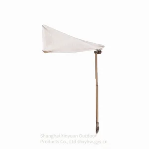Small All-aluminum Square Cross Telescopic Beach Sunshade Umbrella for Shadow Shading thumbnail-5