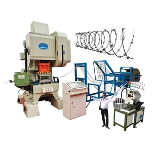 Store Sale Fence Barbered Wire Mesh Razor Wire Machine Cs-a Barbed Wire Machine thumbnail-1